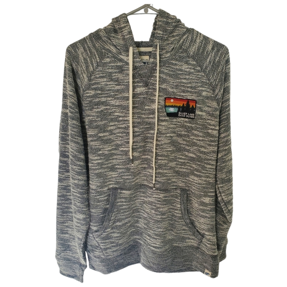 Unisex Adult Medium Hoodie Sweatshirt Silver Lake Sand Dunes State Park Michigan